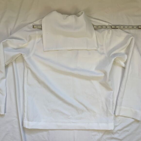 Vintage US Navy Crackerjack Men’s White Uniform Jumper Top 40R Military Hat - Picture 9 of 11